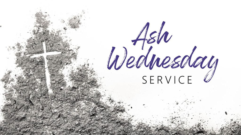 Ash Wednesday Service banner