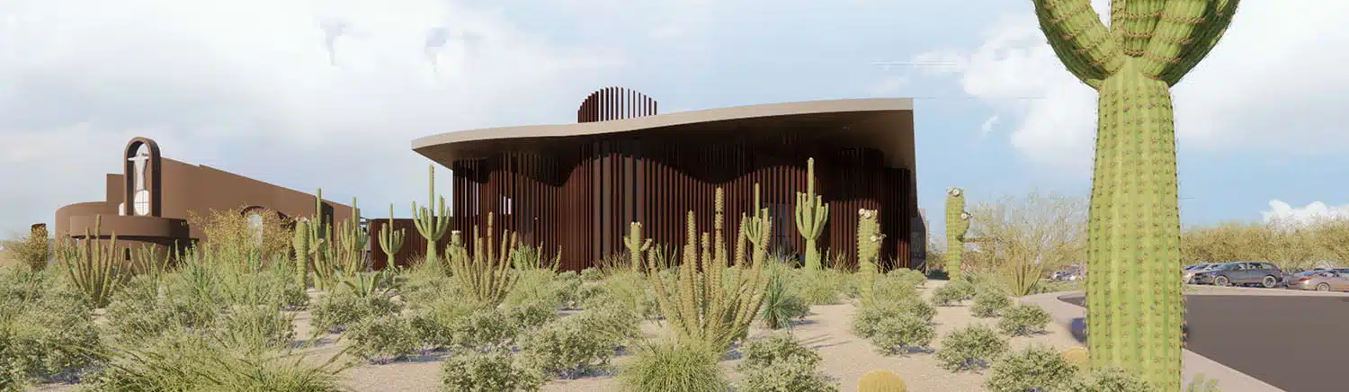 Rendering of the new Desert Foothills Lutheran Church building