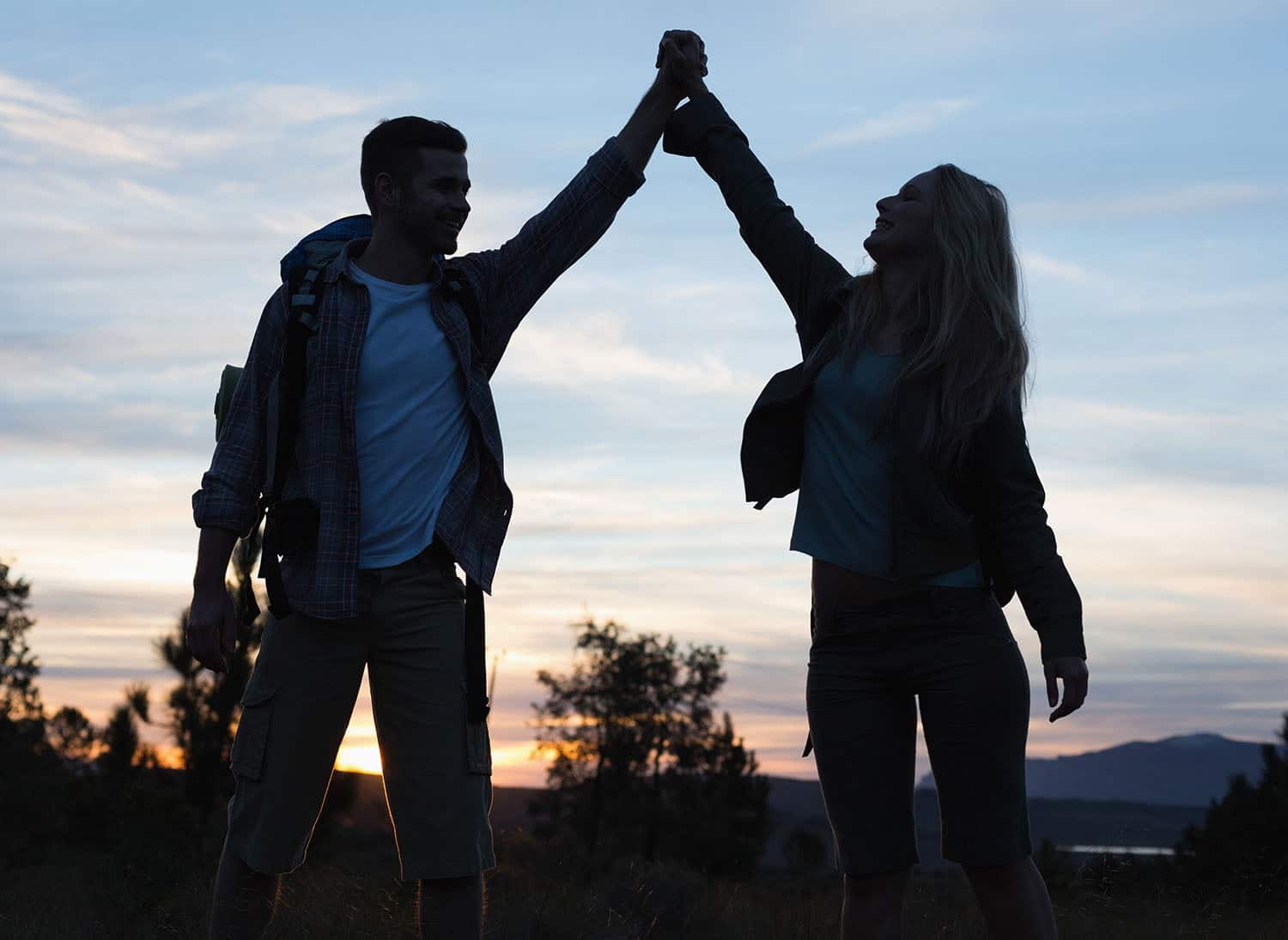 parents high fiving