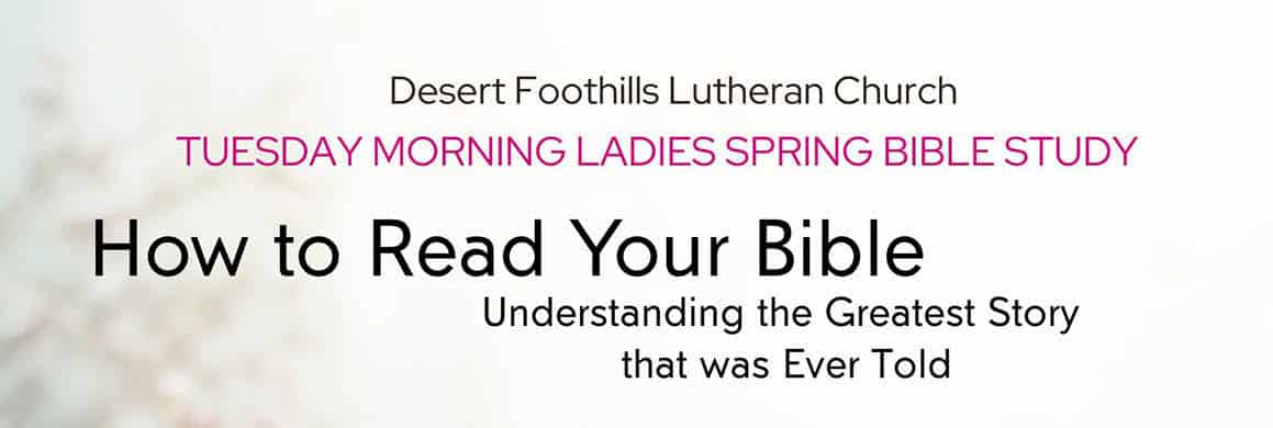 Spring 2026 Banner for women's bible study in north scottsdale